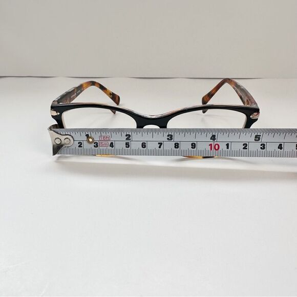 Coach Prescription Frames  Black Tortoise Square Women's Acetate Eyeglasses - Picture 13 of 14